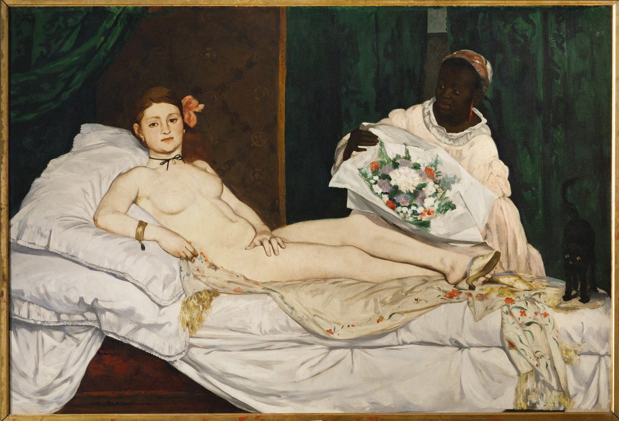 Olympia (olio su tela) da Edouard Manet