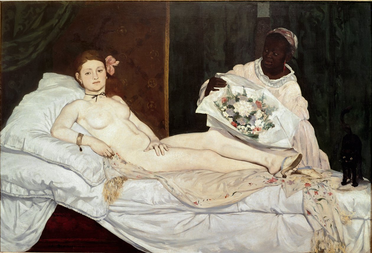 Olympia (dettaglio) da Édouard Manet