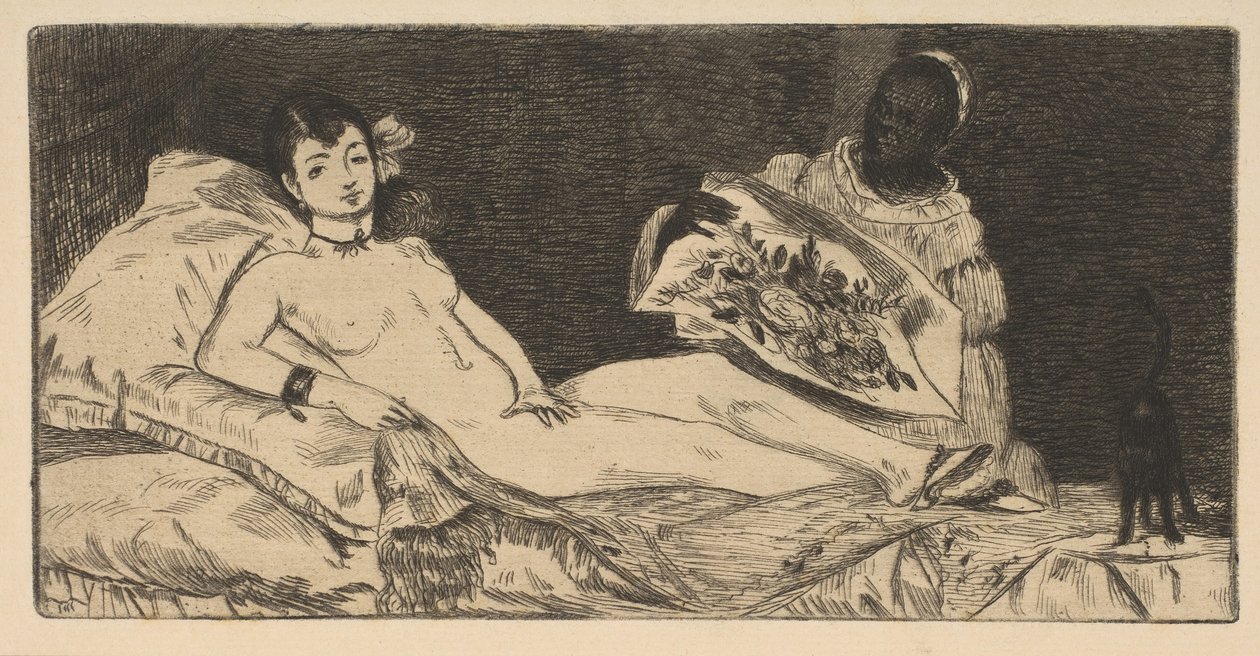 Olympia, piccola piastra da Édouard Manet