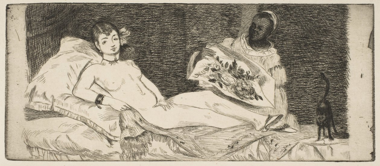 Olympia piccola piastra da Édouard Manet