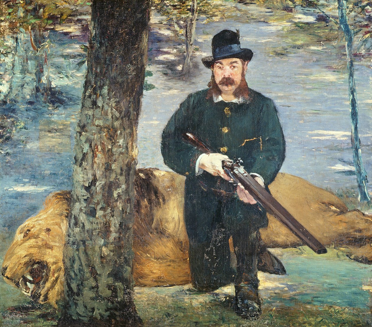 Pertuiset, cacciatore di leoni, 1881 da Édouard Manet