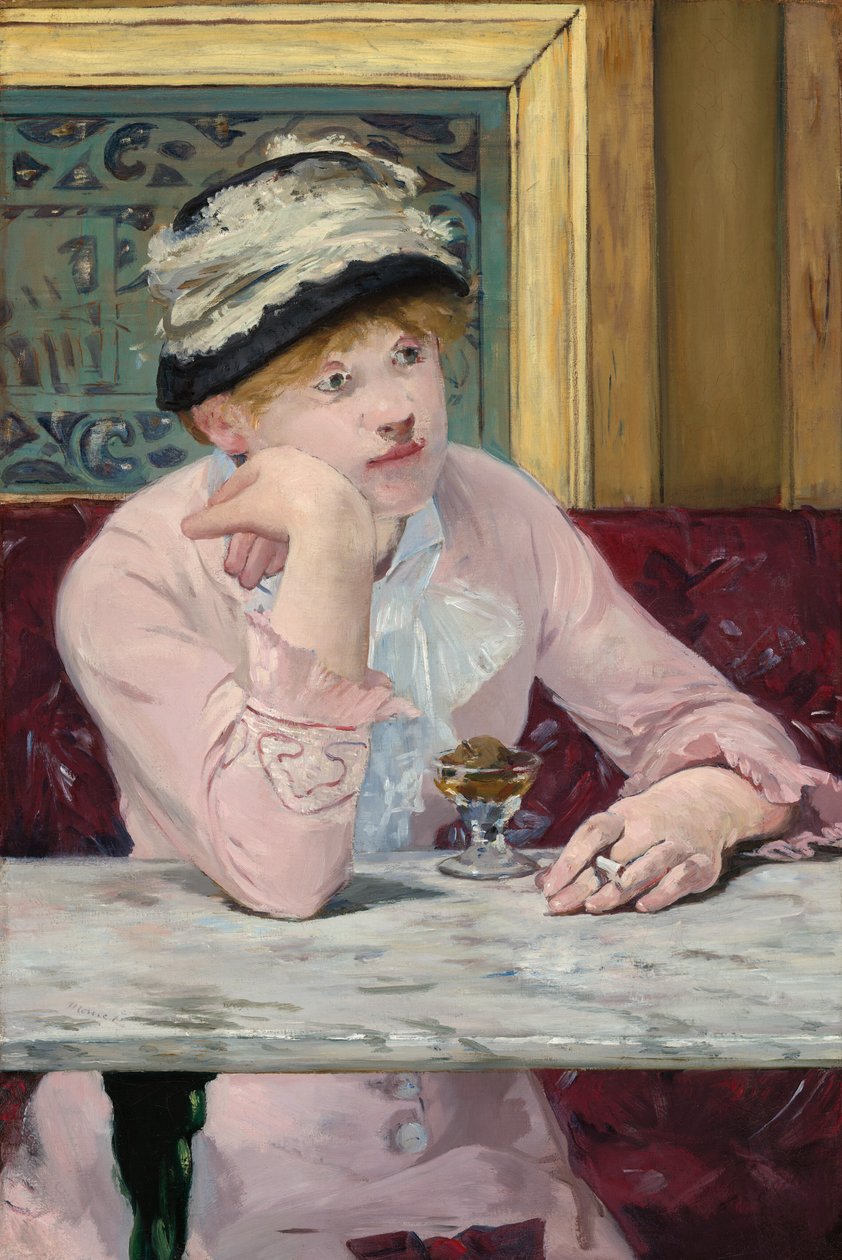 Acquavite di prugna, c. 1877 da Édouard Manet