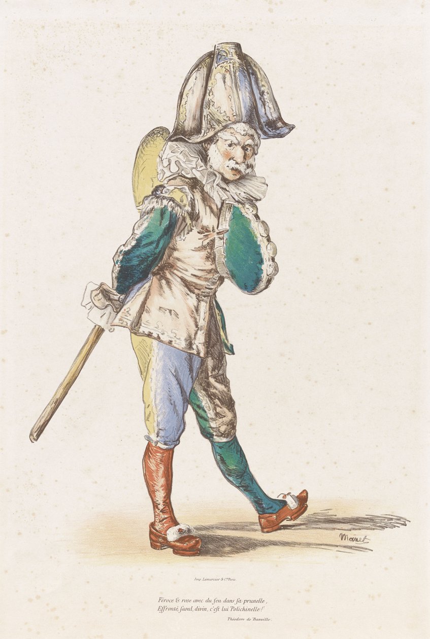 Polichinelle da Édouard Manet