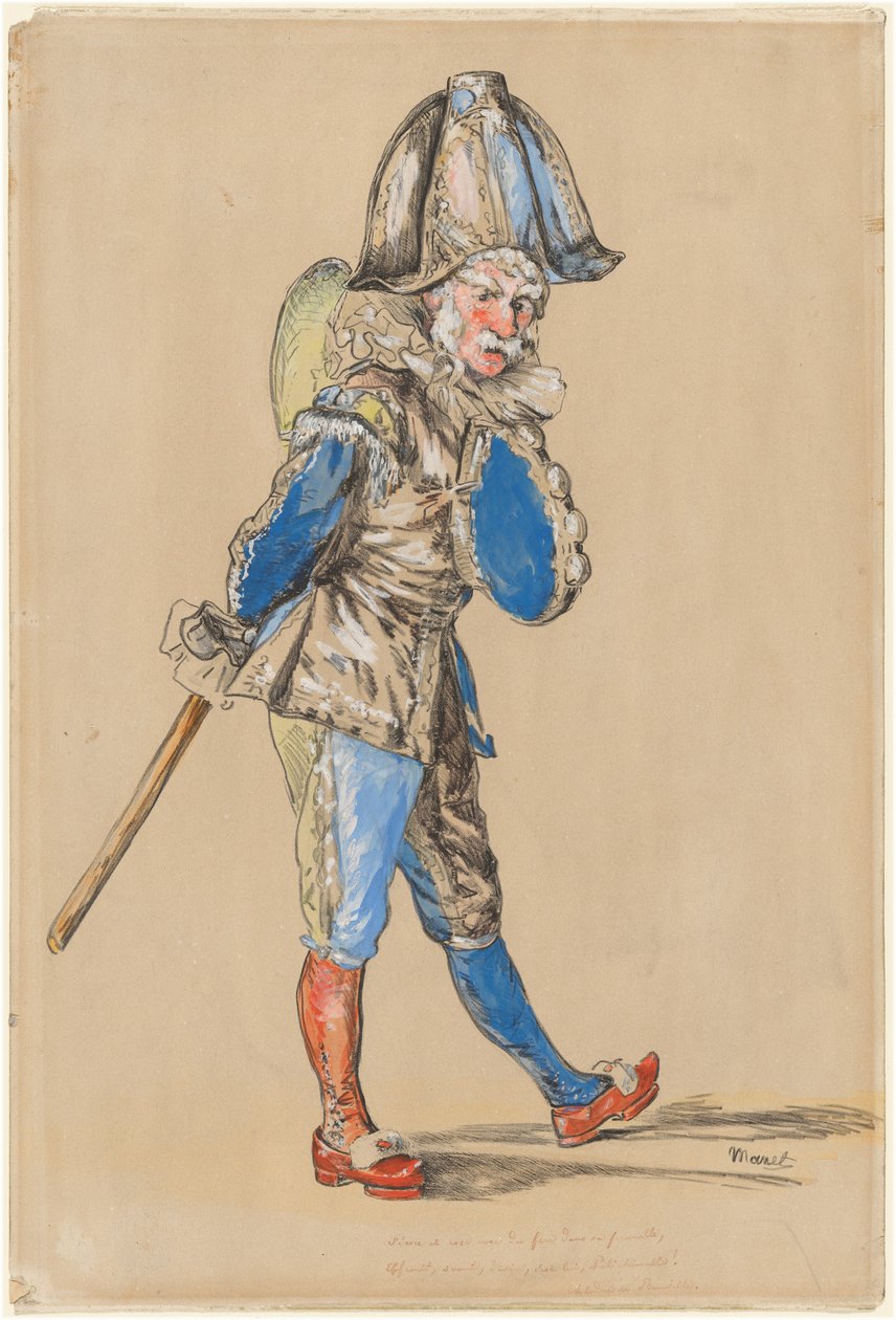 Polichinelle da Édouard Manet