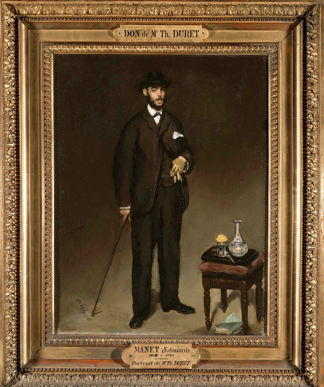Ritratto a figura intera di Theodore Duret, collezionista e critico d
