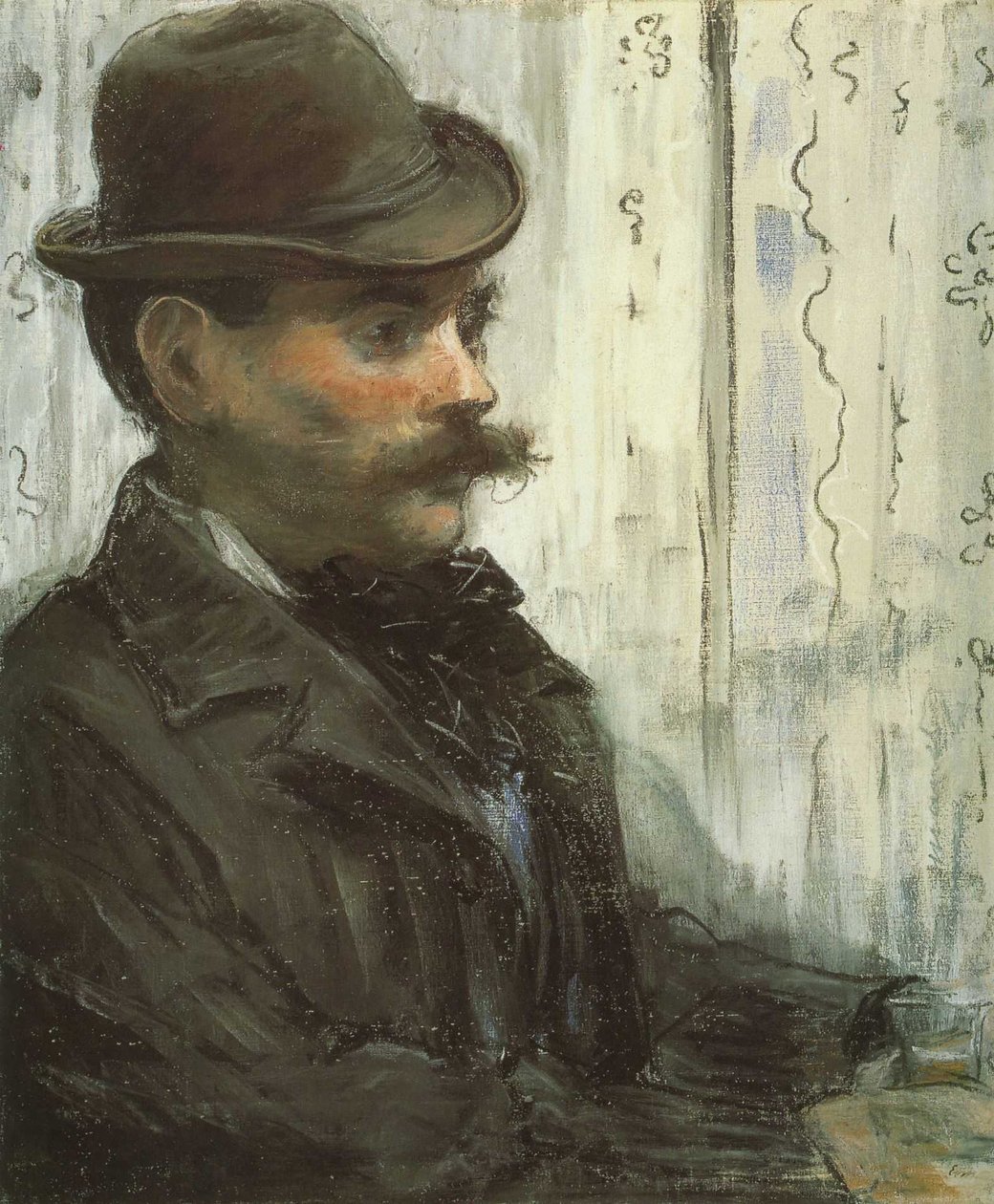 Ritratto di Alphonse Maureau da Édouard Manet