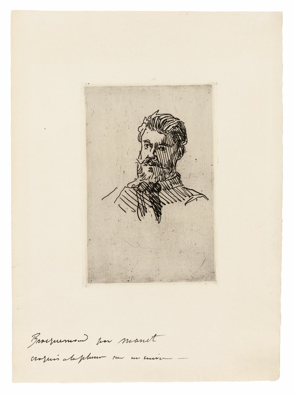 Ritratto di Félix Bracquemond da Édouard Manet