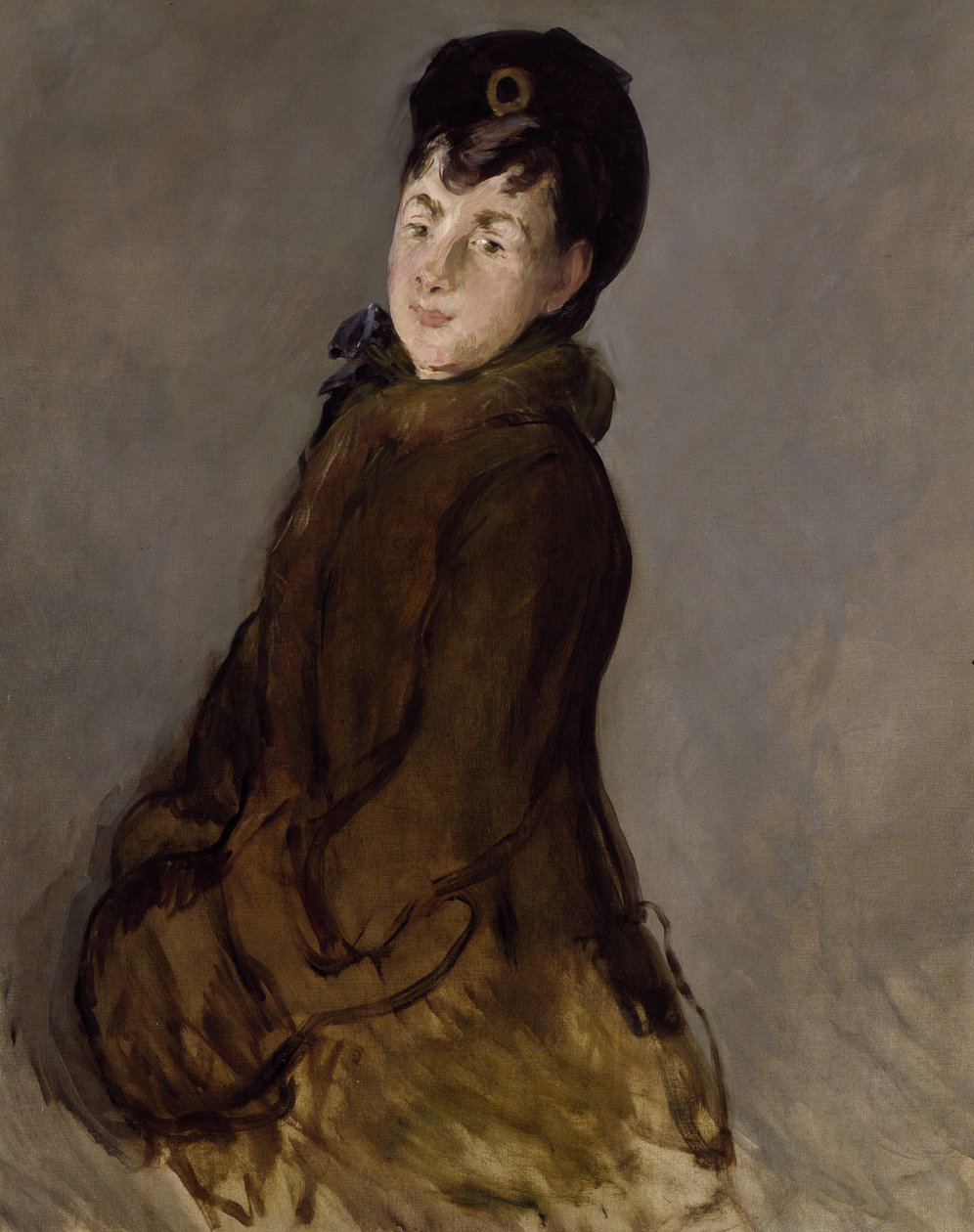 Ritratto di Isabelle Lemonnier con un manicotto, c.1879 da Édouard Manet