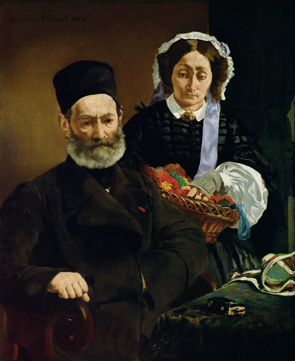 Ritratto di Monsieur e Madame Auguste Manet da Édouard Manet