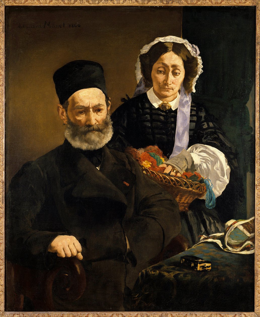 Ritratti di Monsieur e Madame Auguste Manet, genitori dell
