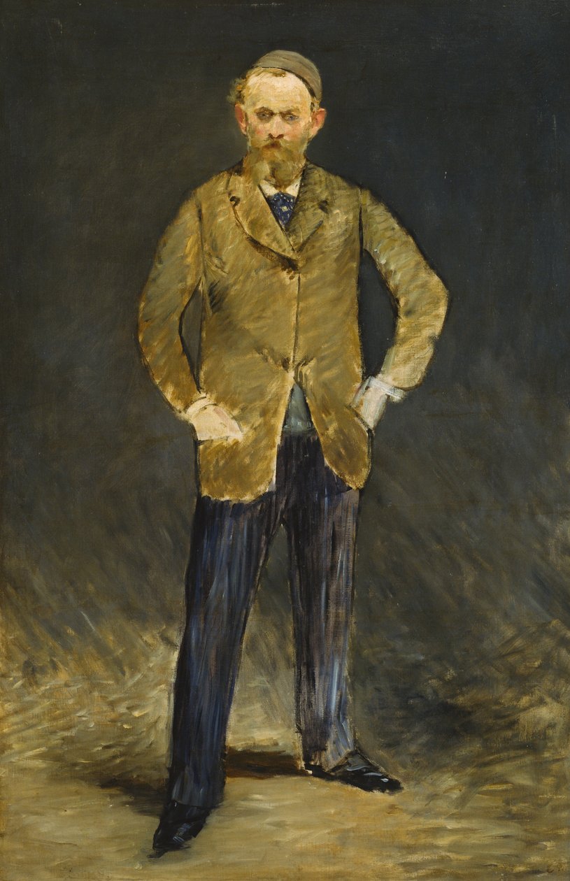 Francese: Autoportrait avec chapeau Autoritratto da Édouard Manet