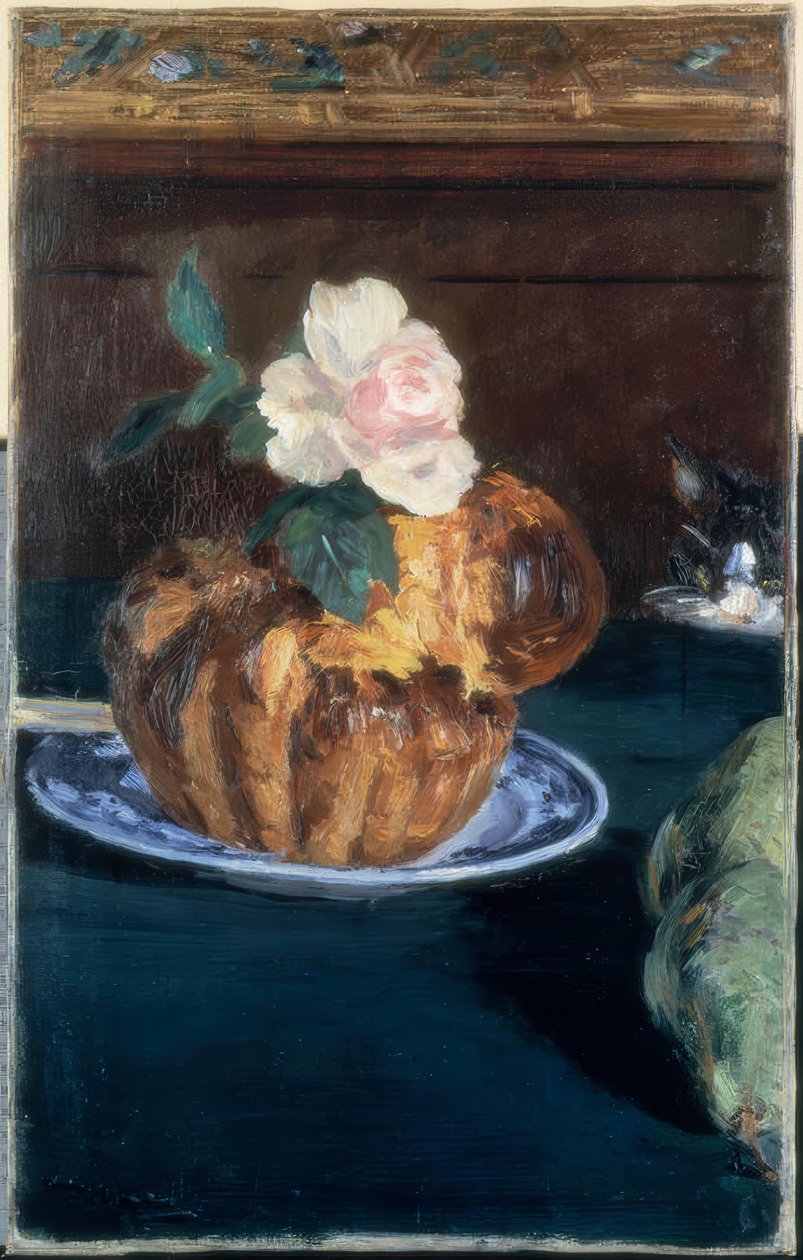 Natura morta con brioche da Édouard Manet