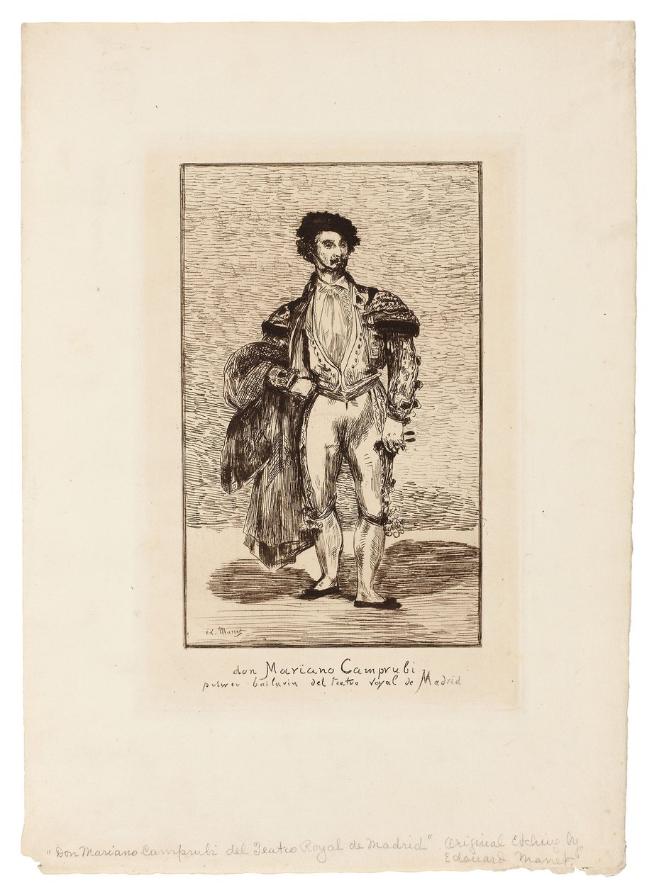 La ballerina (Don Mariano Camprubi) da Édouard Manet