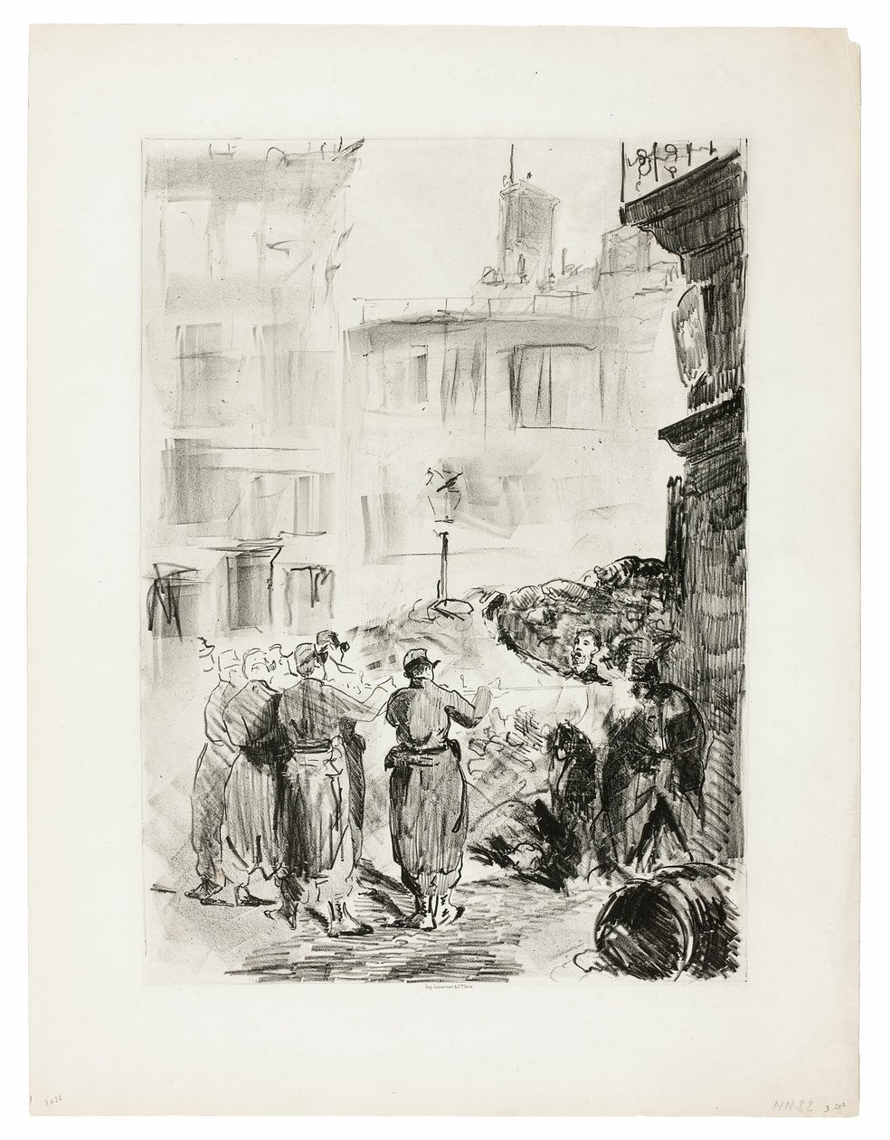 La barricata da Édouard Manet