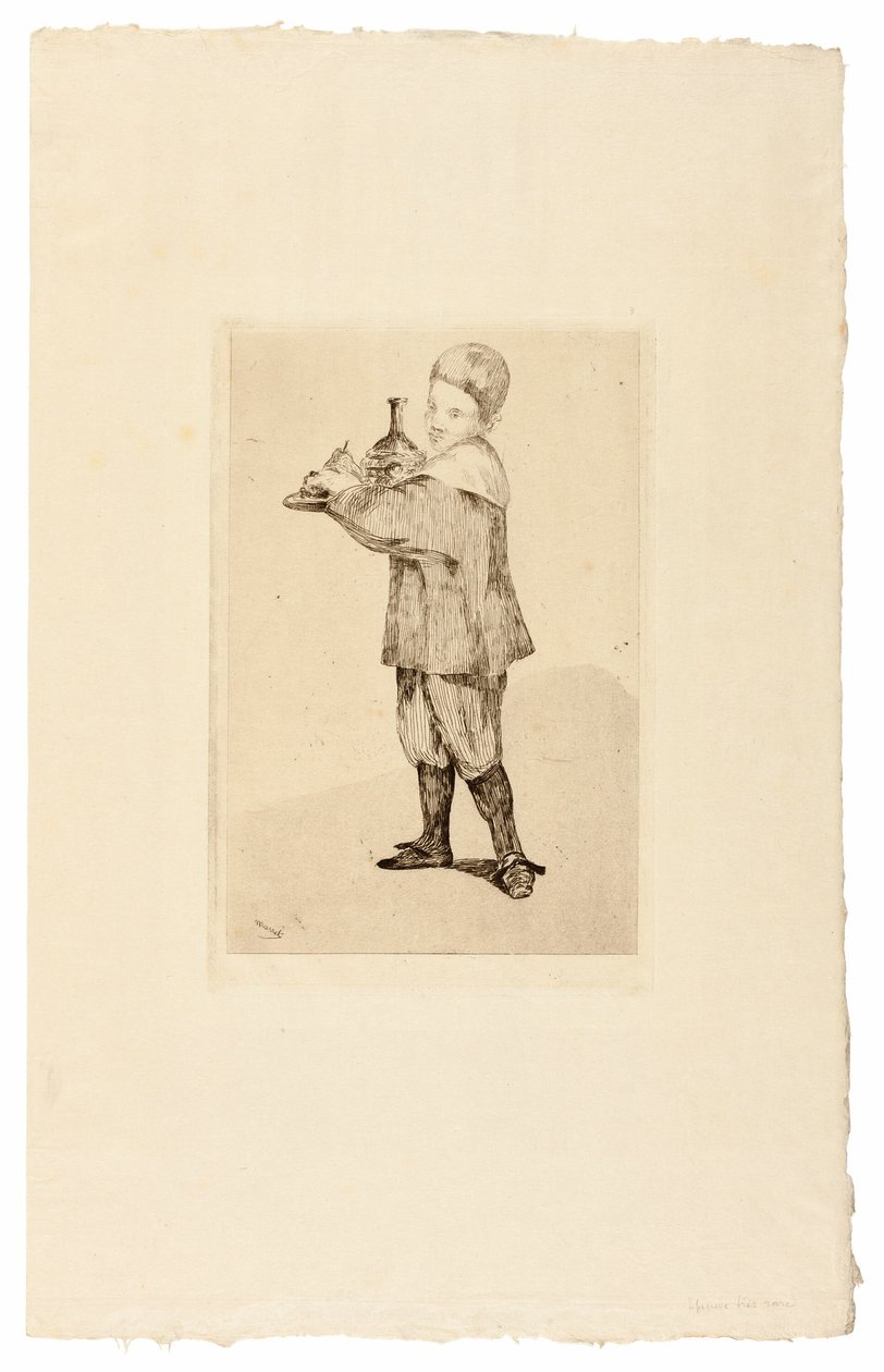 Il Ragazzo che Porta un Vassoio da Édouard Manet