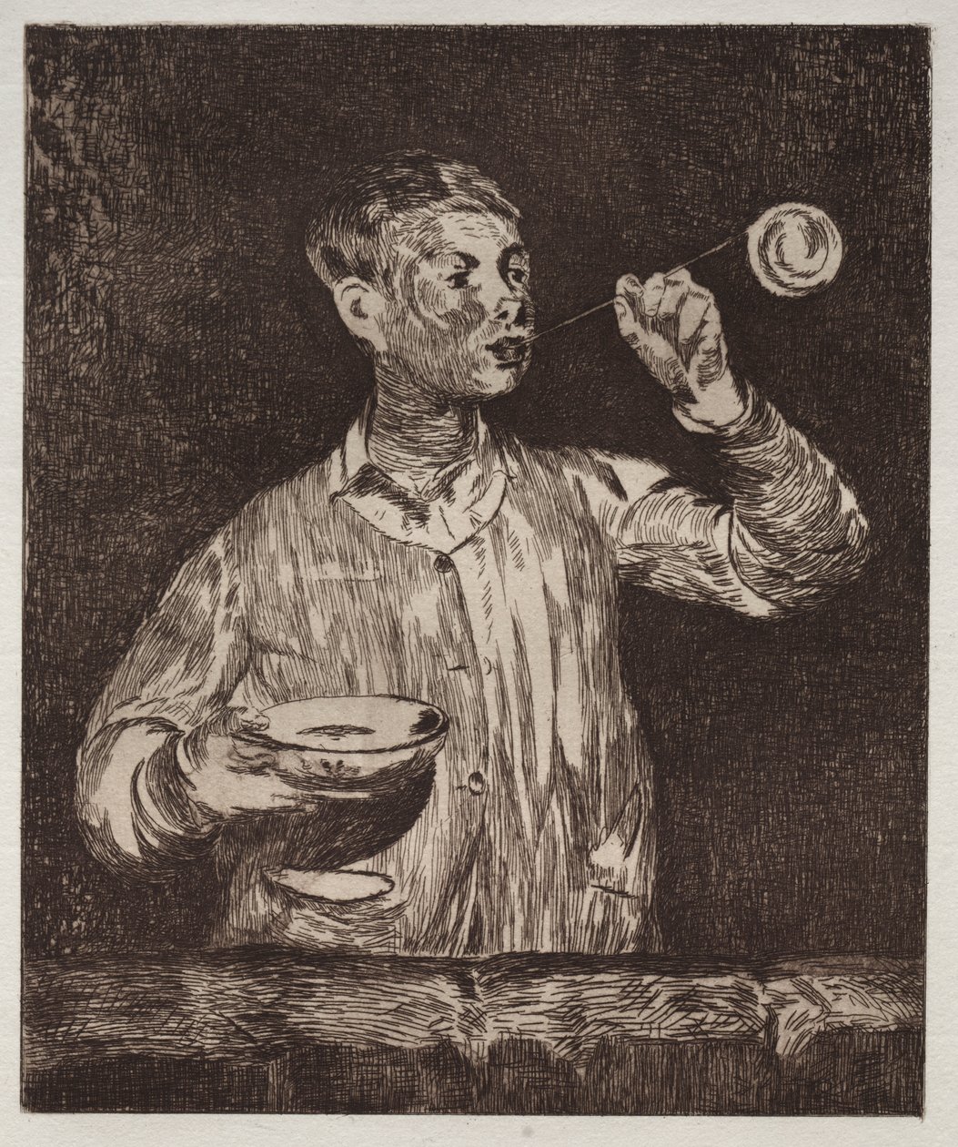 Il ragazzo con le bolle di sapone da Édouard Manet
