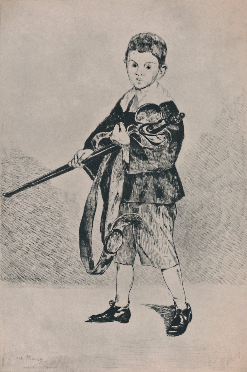 Il ragazzo con la spada, 1862 da Édouard Manet