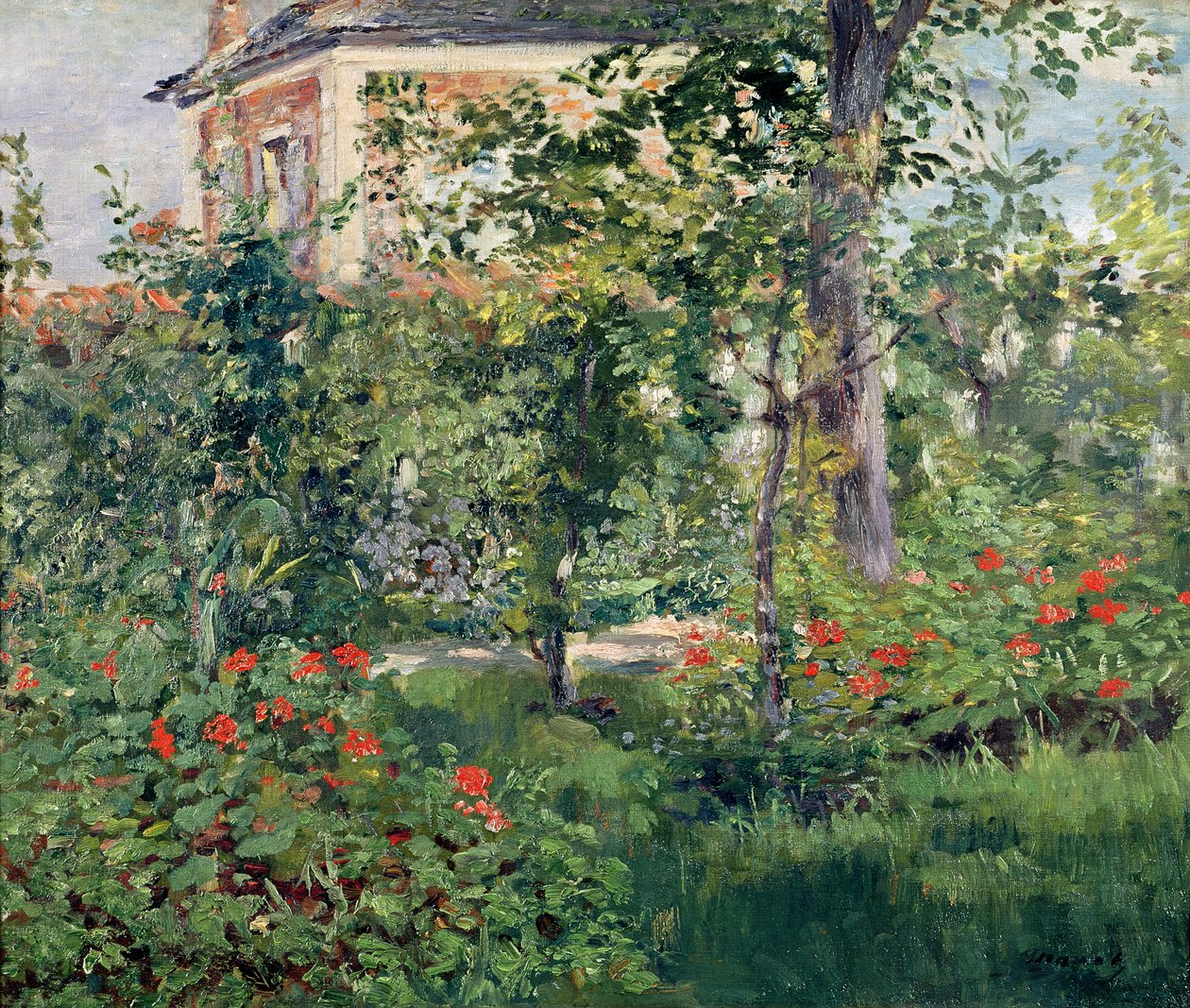 Il giardino a Bellevue, 1880 da Édouard Manet