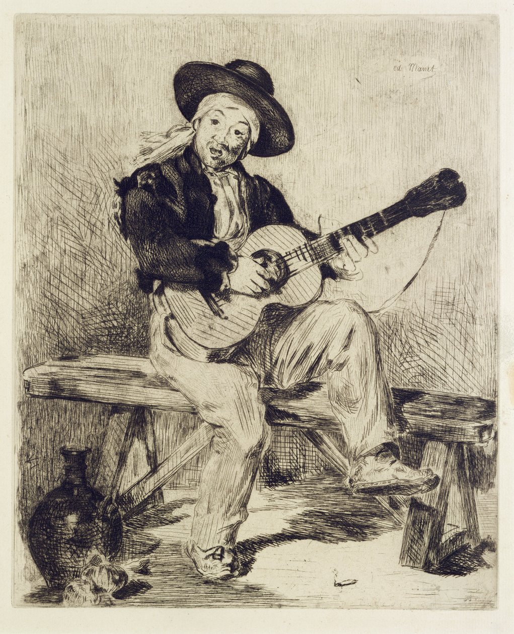 Il chitarrista da Édouard Manet