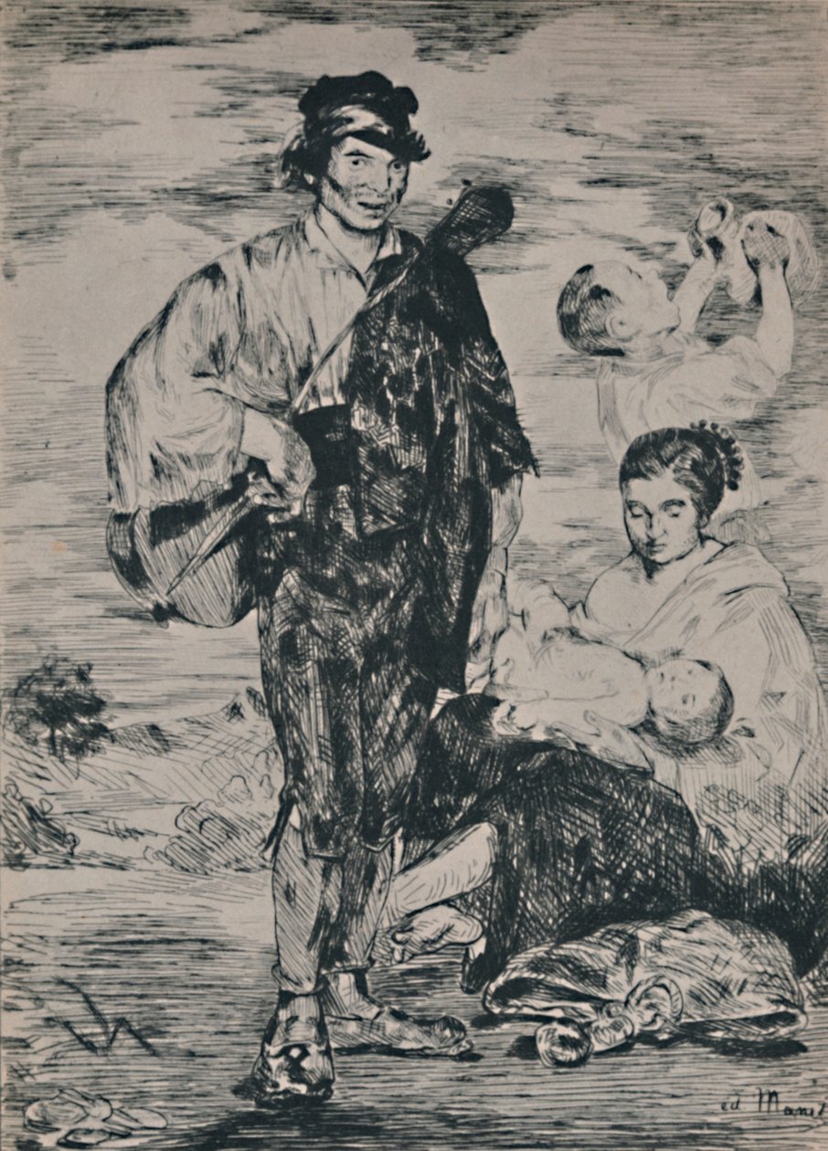 Gli zingari, 1862, 1946 da Édouard Manet