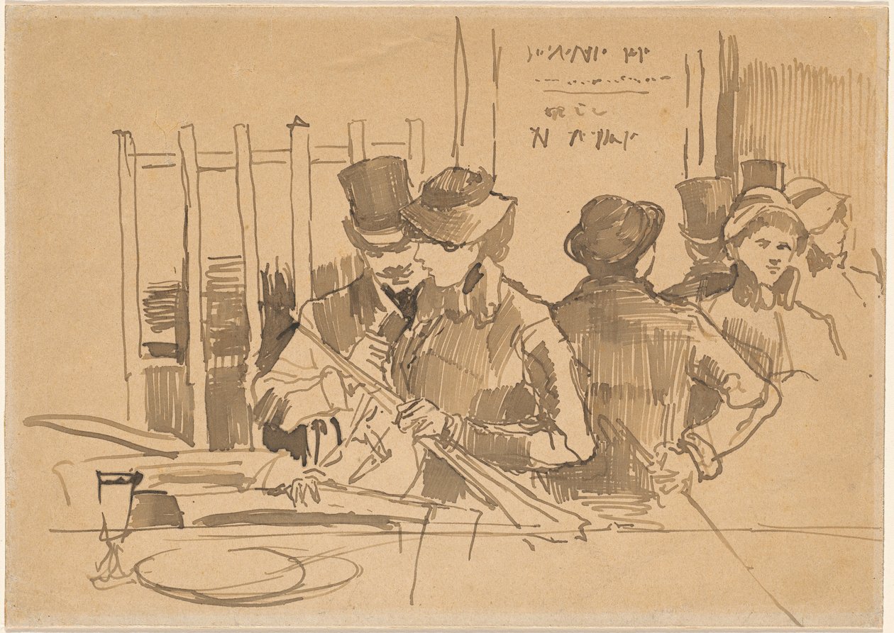 Ristorante della Ferrovia da Édouard Manet