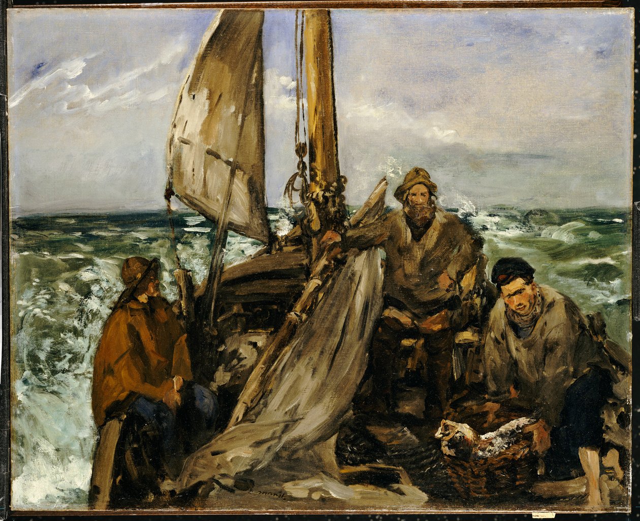 I lavoratori del mare, 1873 da Édouard Manet