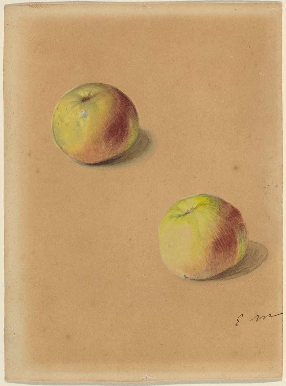 Due mele da Édouard Manet