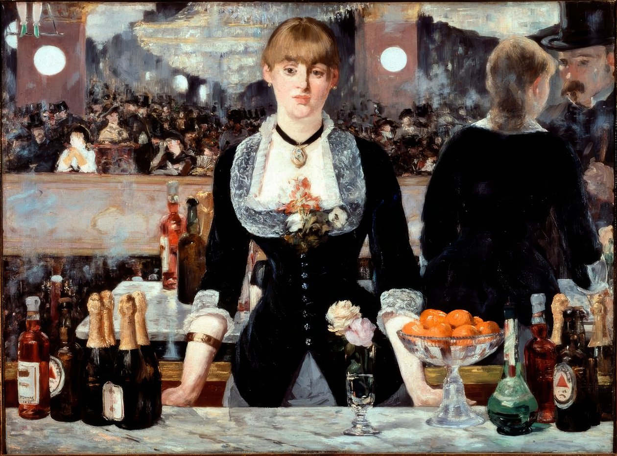 Un bar alle Folies-Bergère da Édouard Manet