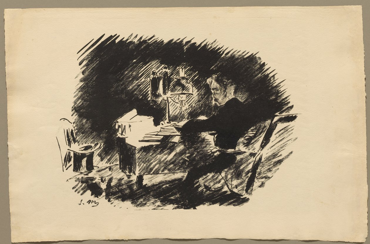 Sotto la lampada da Édouard Manet