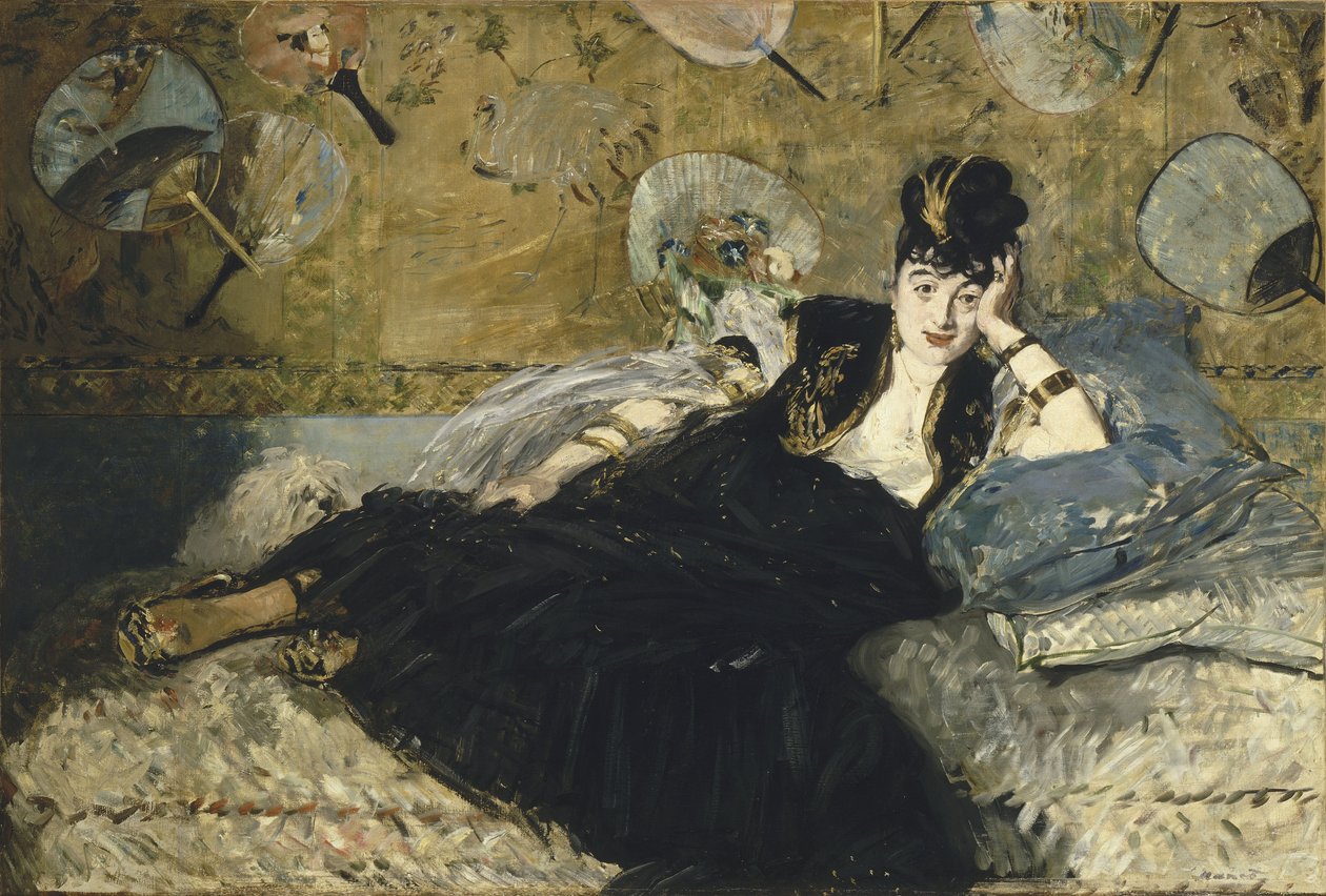 Donna con ventagli da Édouard Manet