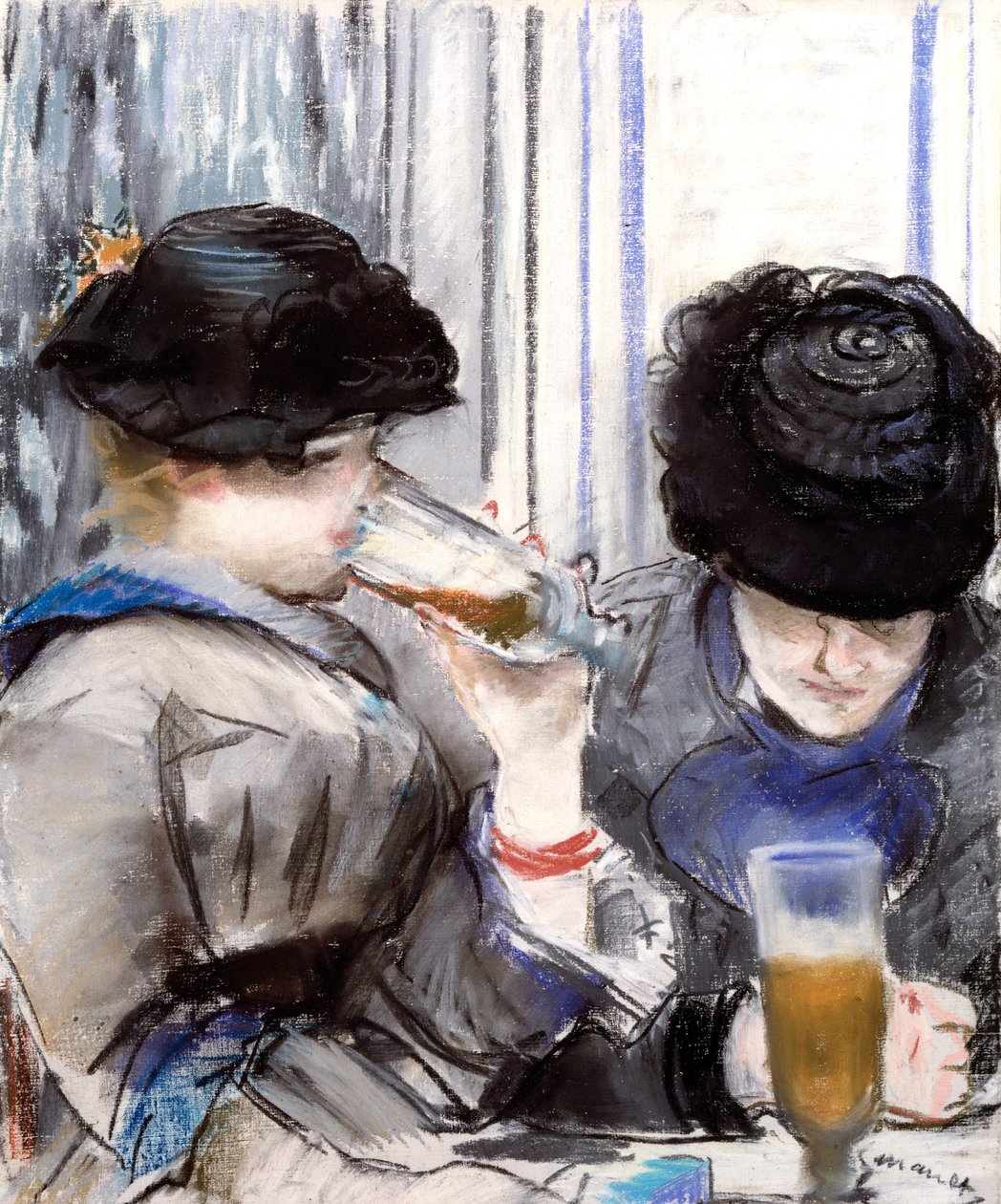 Donne che Bevono Birra da Édouard Manet