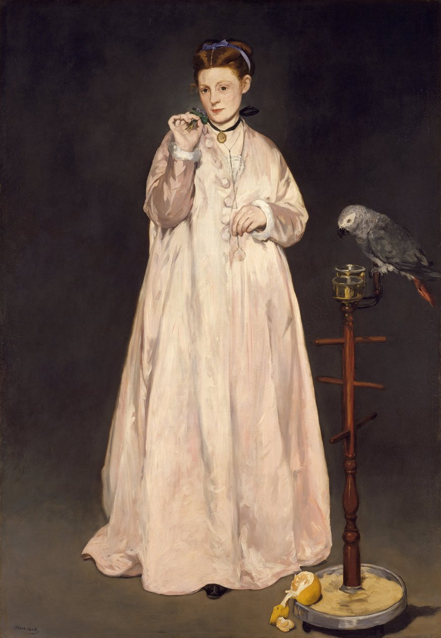 Giovane donna nel 1866 da Édouard Manet