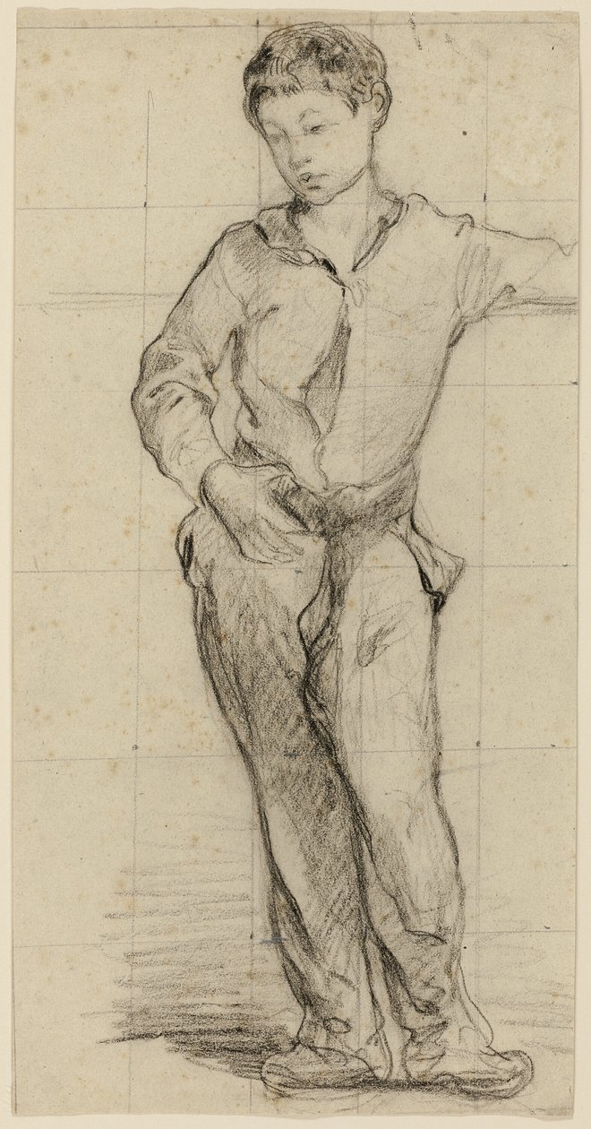 Giovane uomo in piedi (Léon Leenhoff) da Édouard Manet