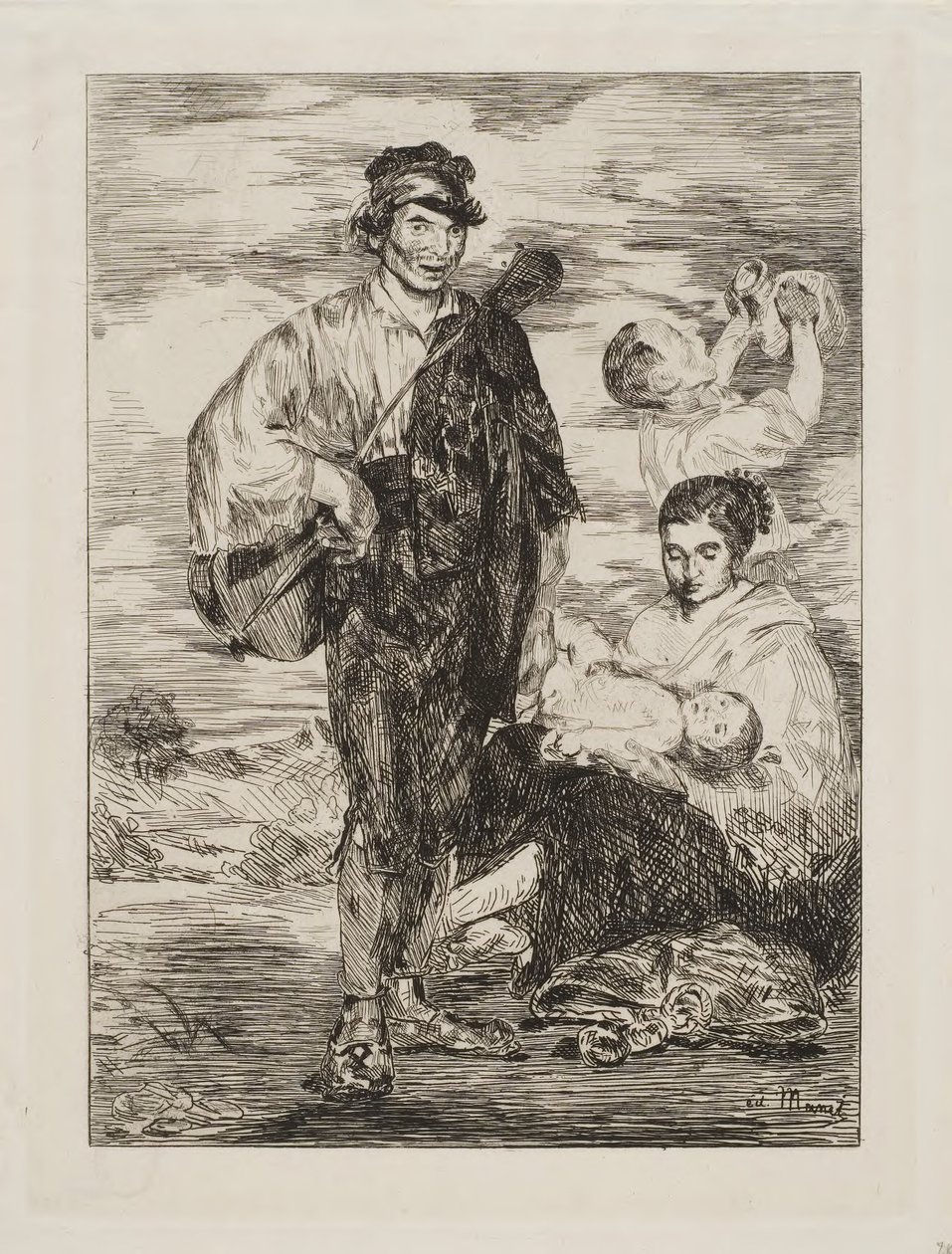 Gli zingari da Édouard Manet