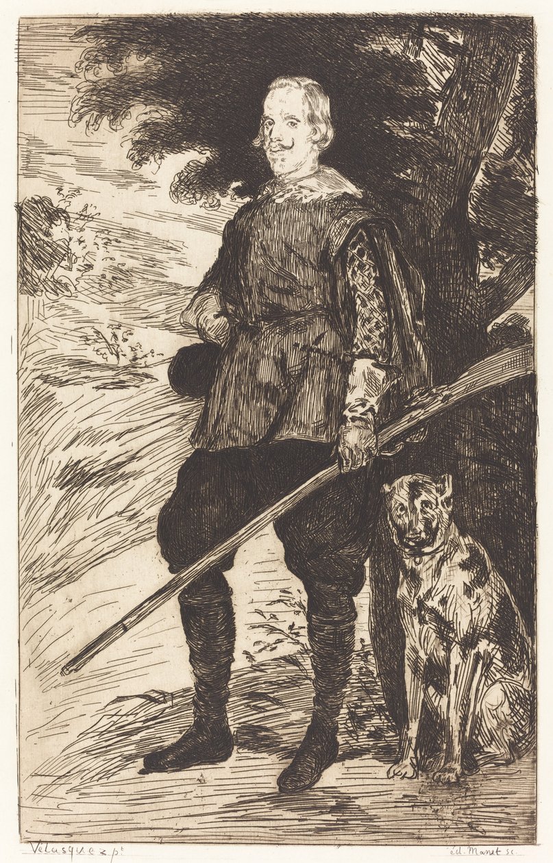 Filippo IV (Philippe IV) da Edouard Manet after Diego Velázquez