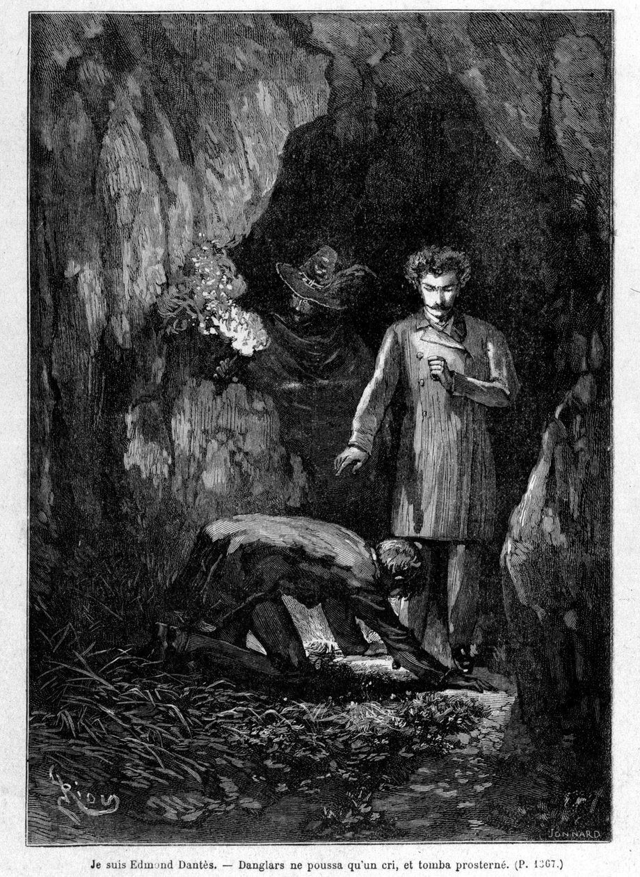 Je suis Edmond Dantès - Incisione di Riou, in 