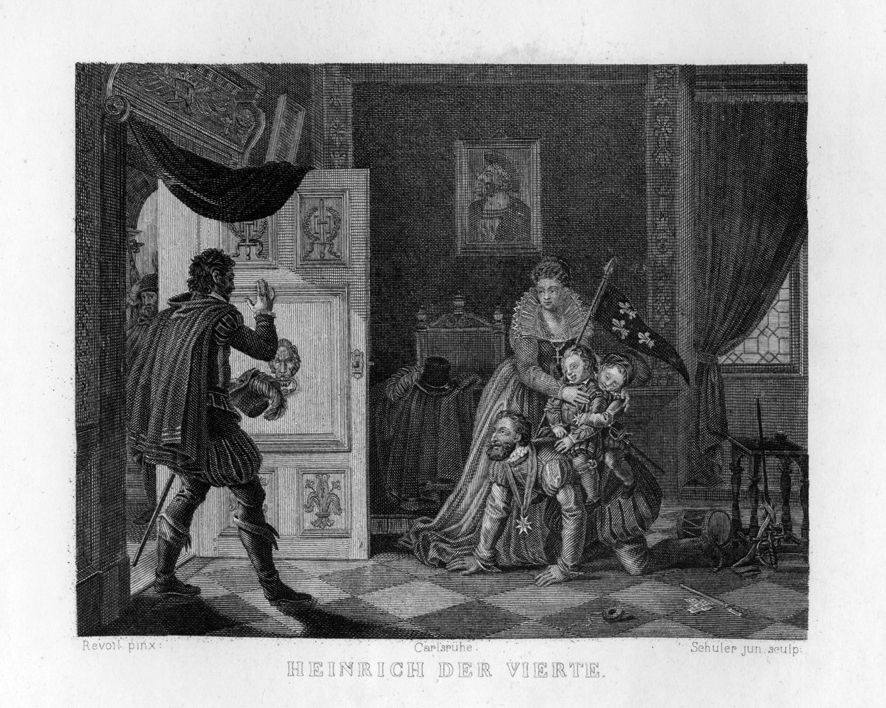 Enrico IV e i suoi figli da Edouard Schuler