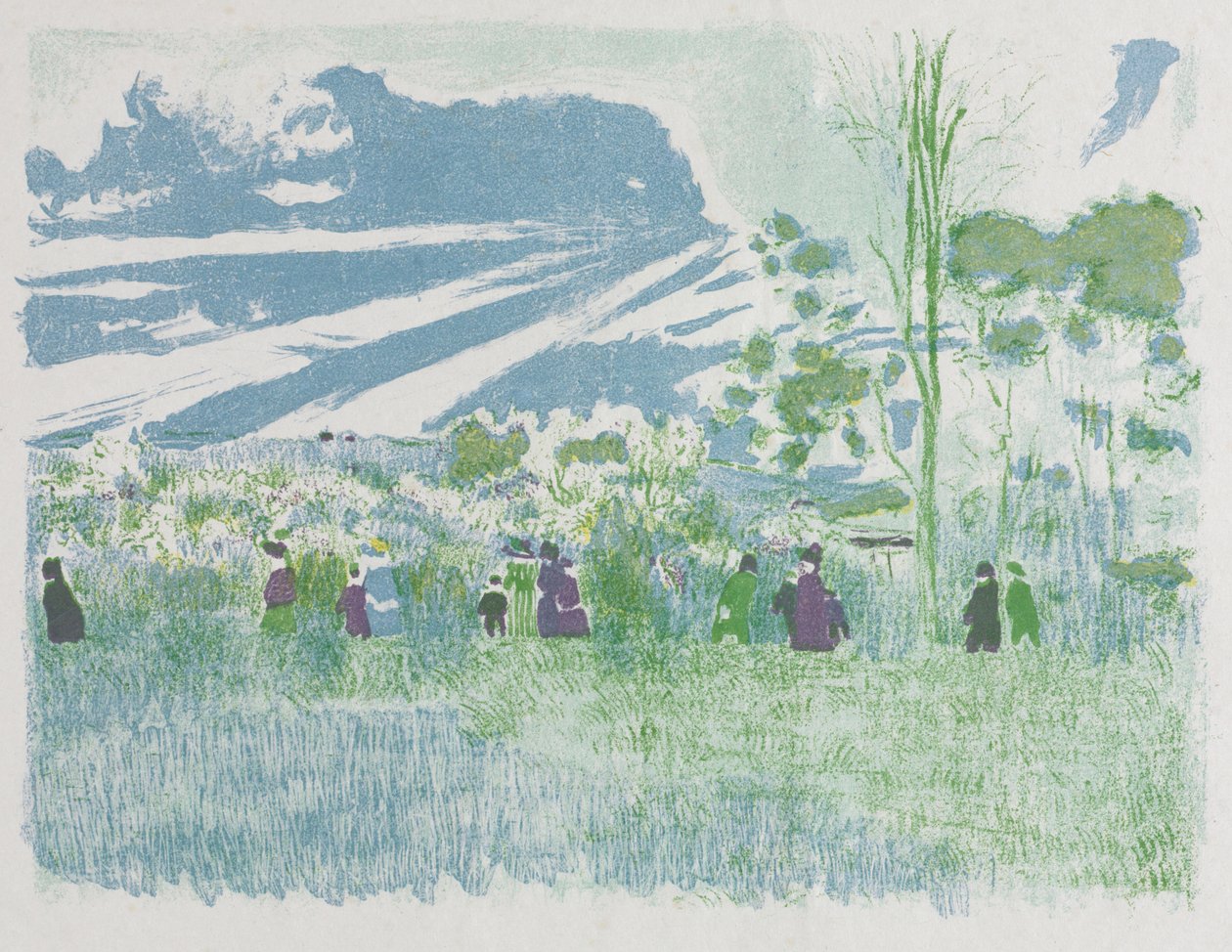 Attraverso i campi da Edouard Vuillard