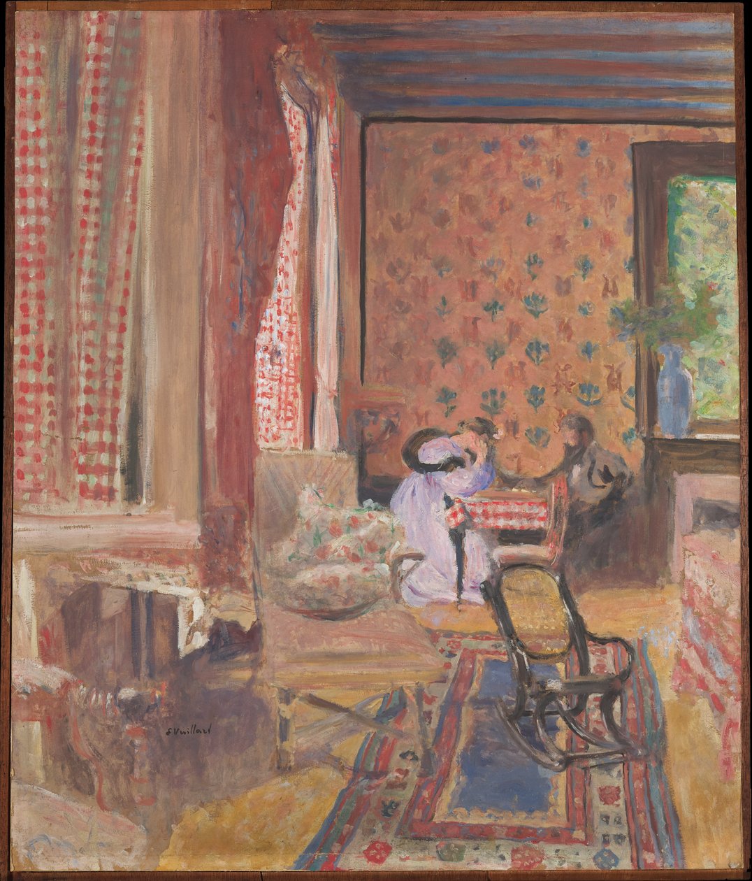 Beim Brettspiel da Edouard Vuillard