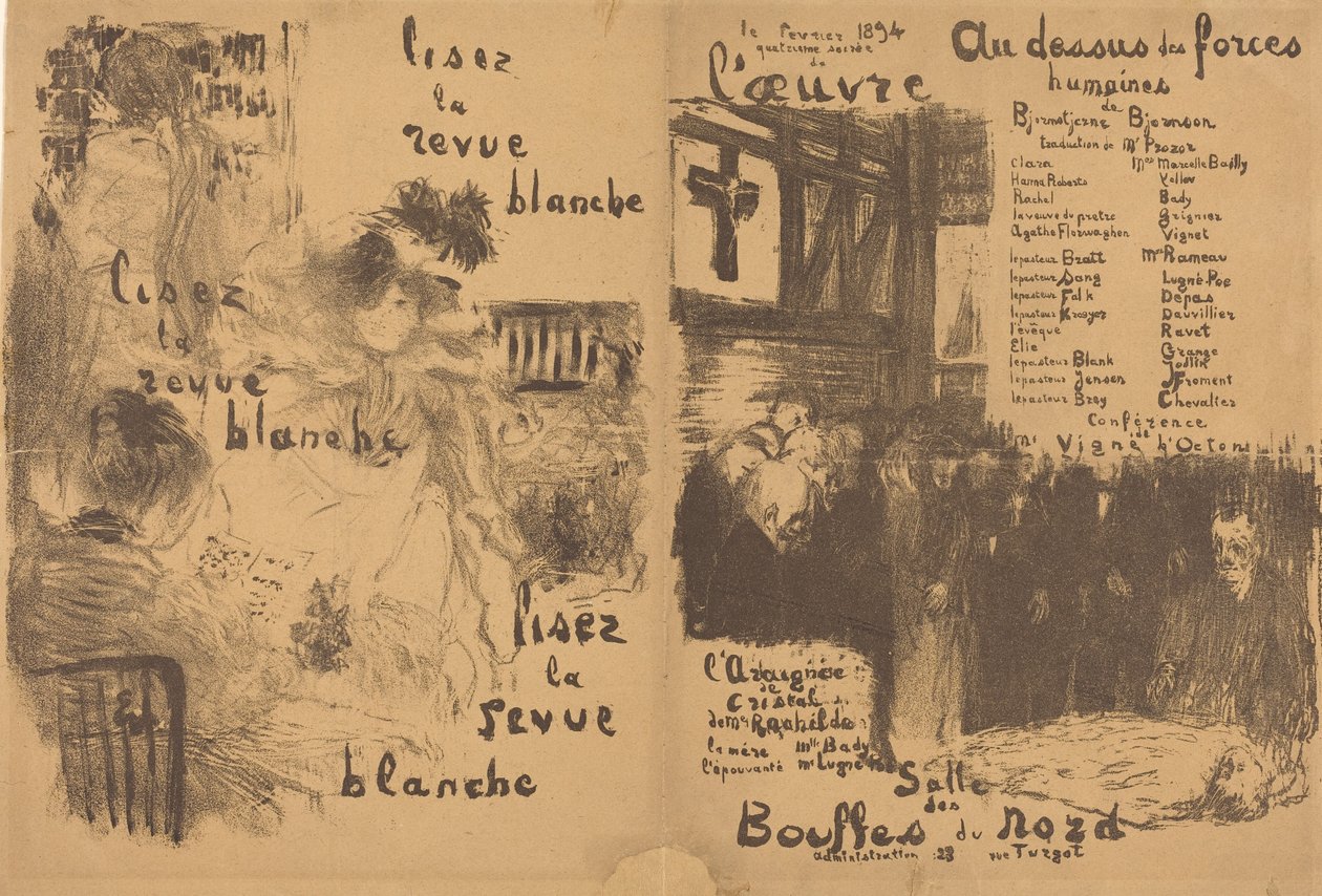 Über menschliche Kräfte hinaus; Die Kristallspinne da Edouard Vuillard