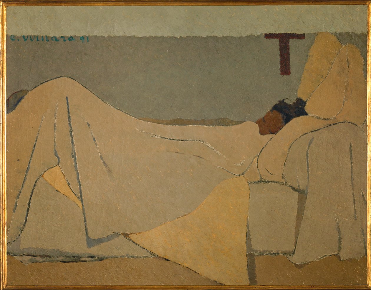 A letto da Edouard Vuillard