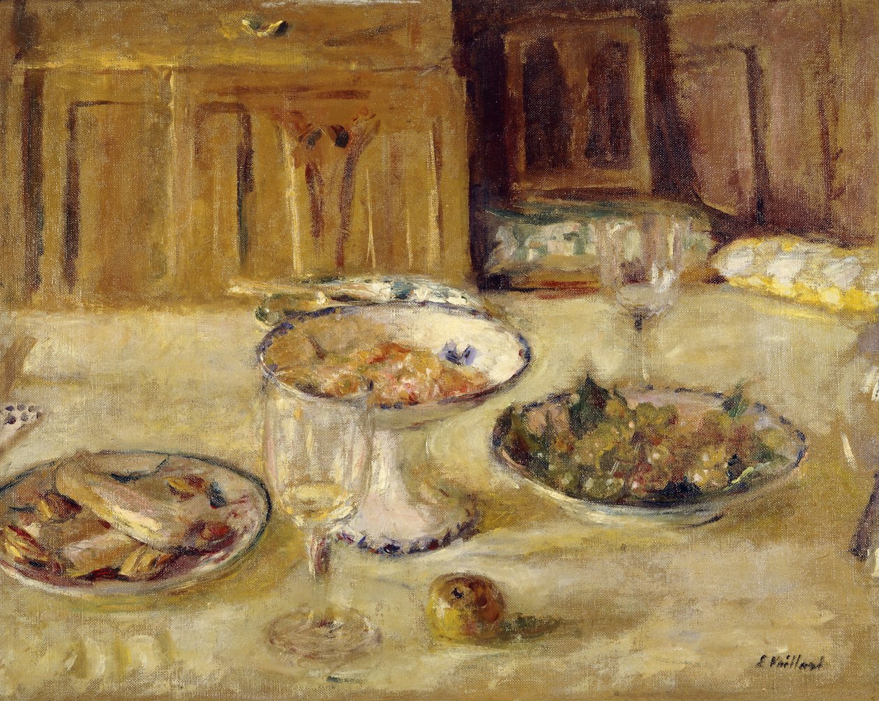 Biscotti e composta di frutta, c.1922 da Edouard Vuillard