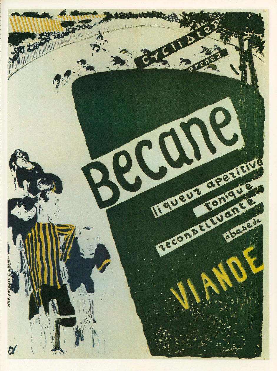 Edouard Vuillard: Becane - liquore tonico aperitivo ... (litografia) da Edouard Vuillard