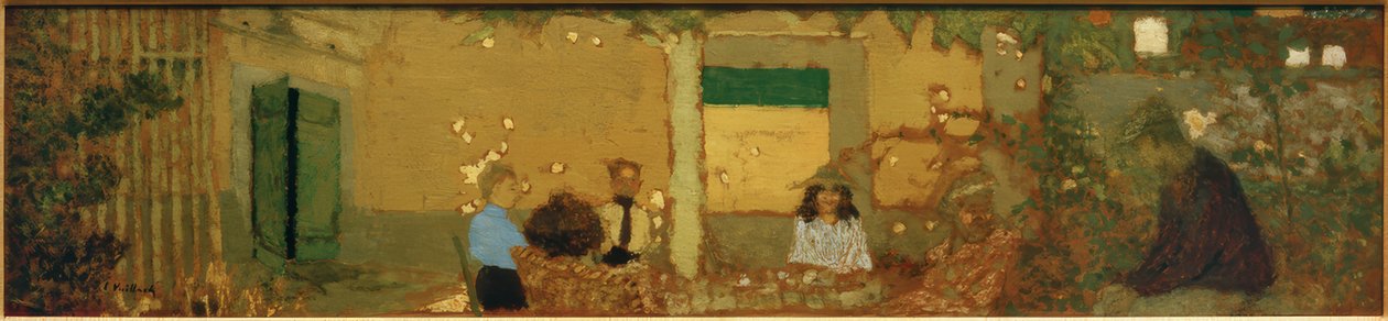 Famiglia in giardino da Edouard Vuillard