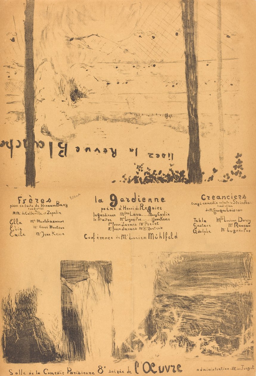 Fratelli, La Guardiana, Creditori, 1894 da Edouard Vuillard