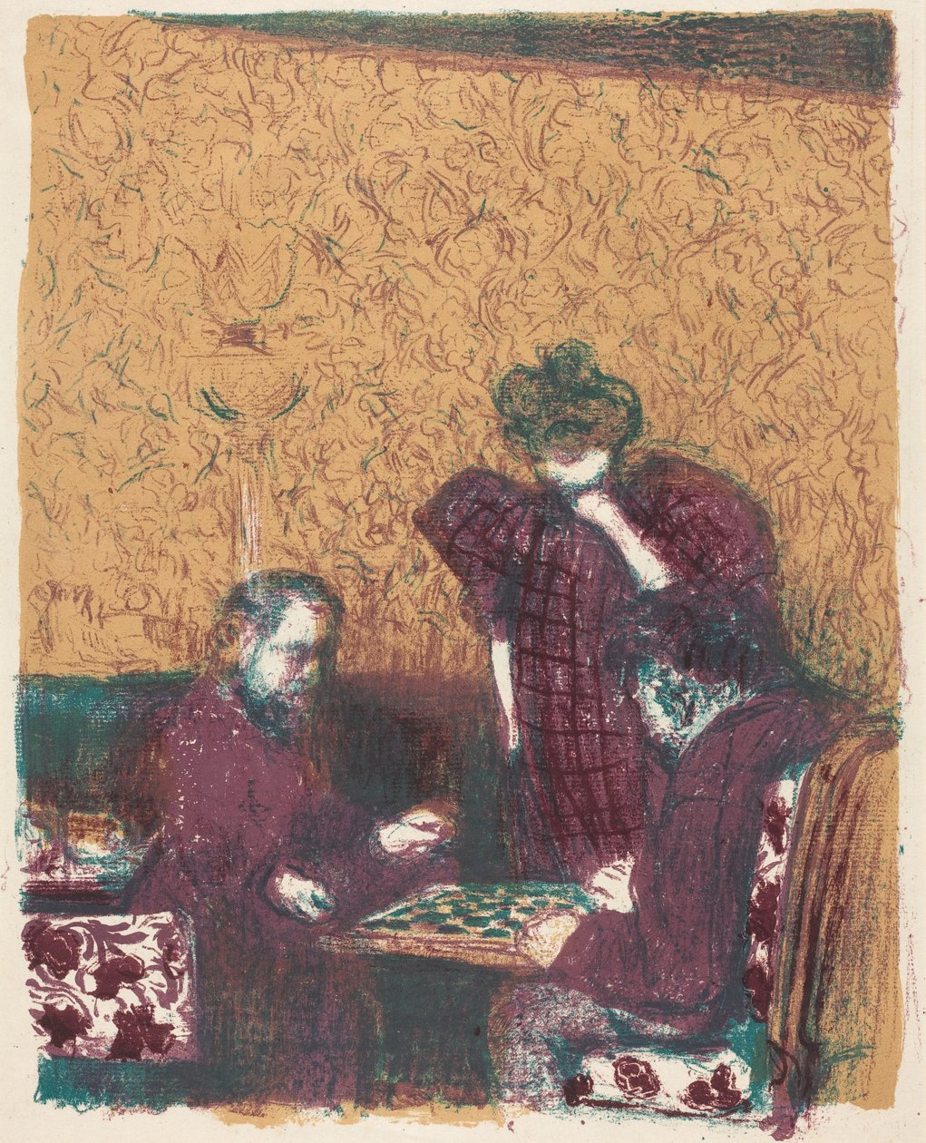 Das Damespiel da Edouard Vuillard