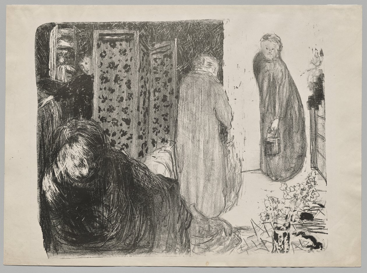 Interno con paravento da Edouard Vuillard