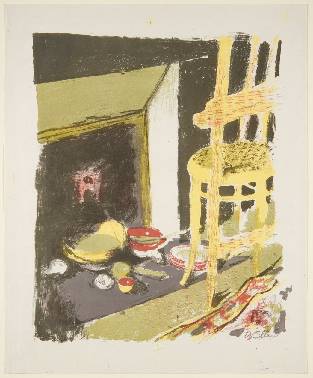 Landschaften und Innenräume: Der Herd da Edouard Vuillard