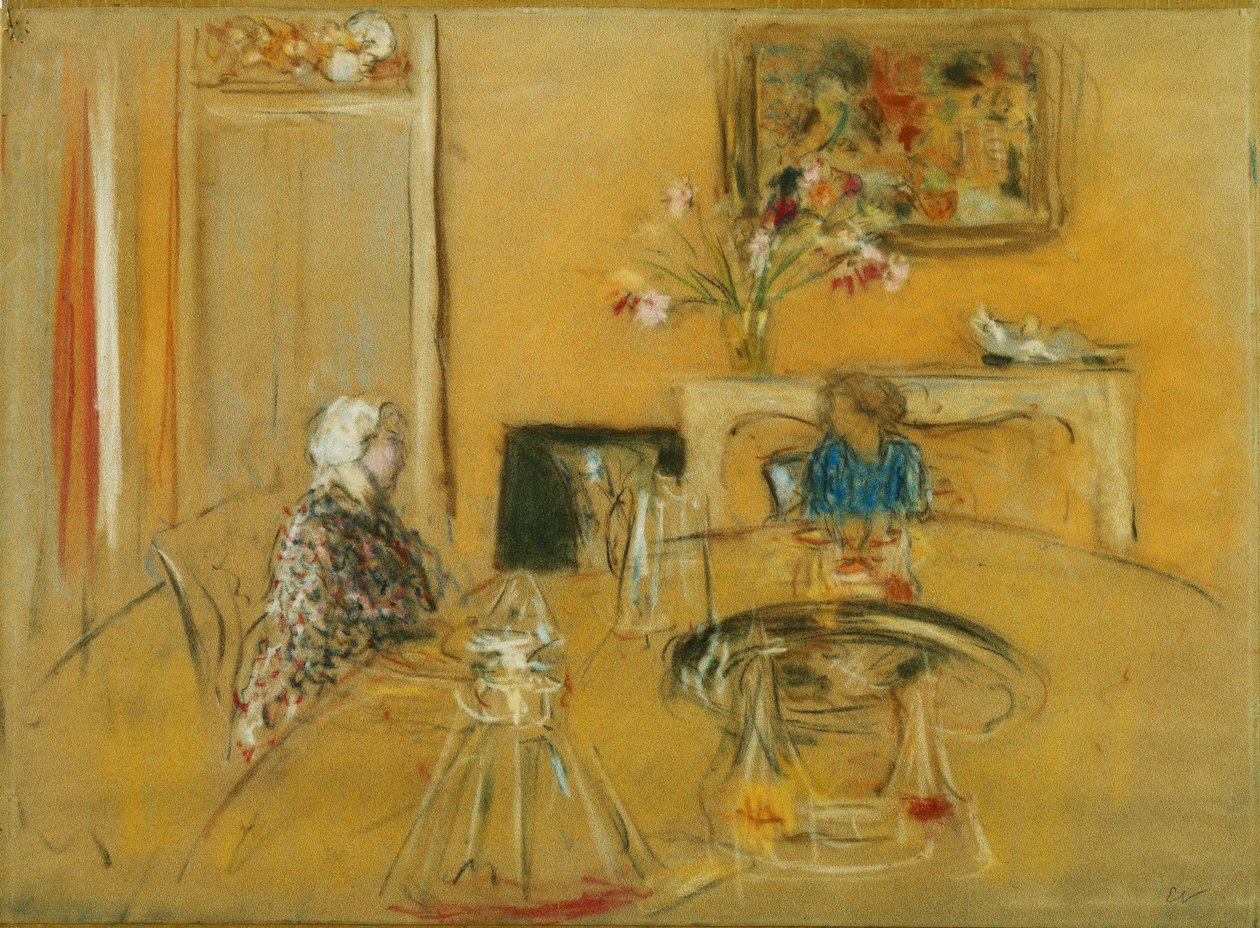 Pranzo al castello di Clayes da Edouard Vuillard