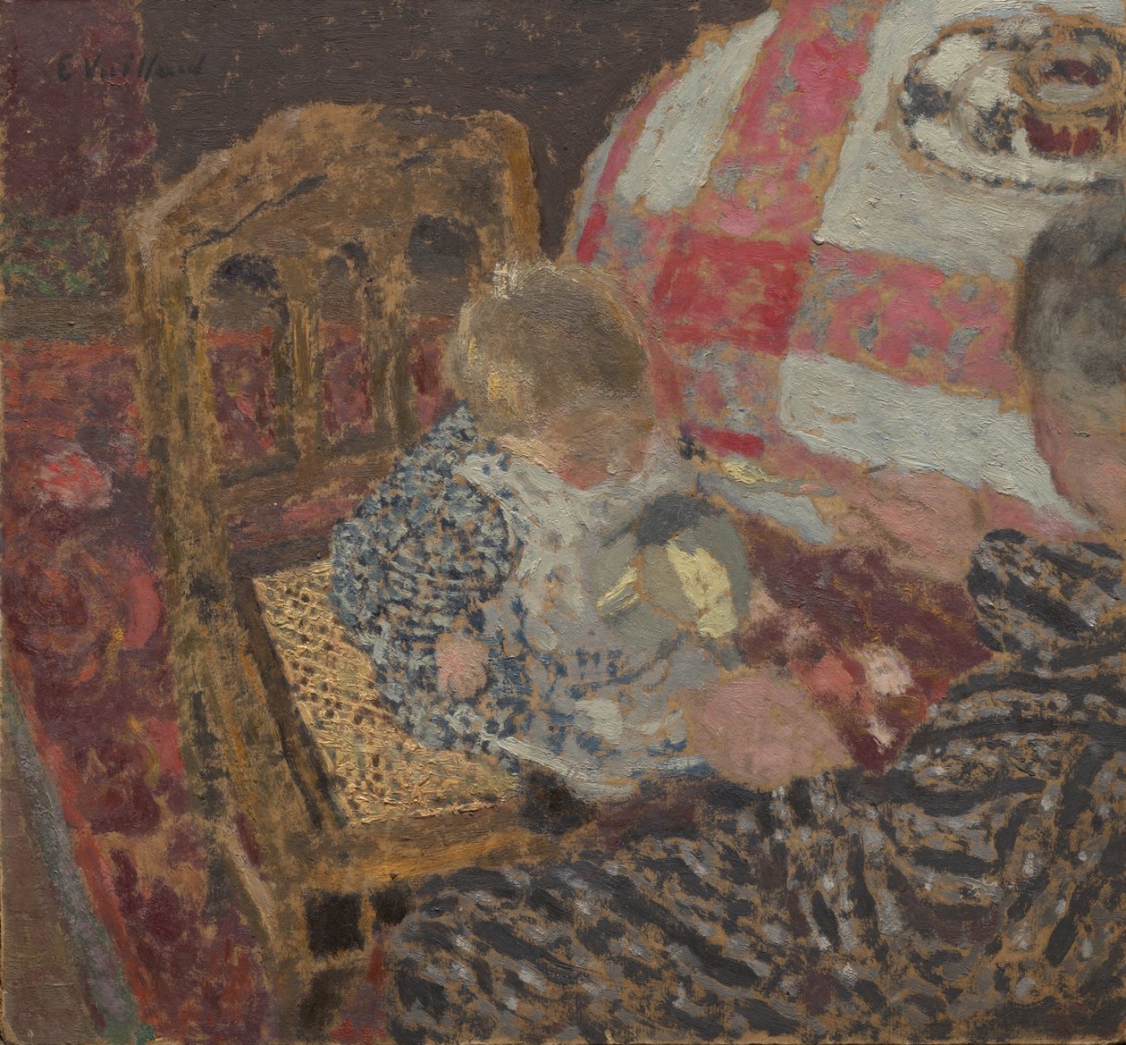 Pranzo (Annette e sua nonna) da Edouard Vuillard